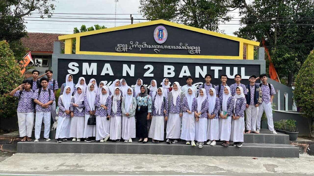 Momen Siswa SMAN 2 Skanto Papua di SMAN 2 Bantul Jogjakarta